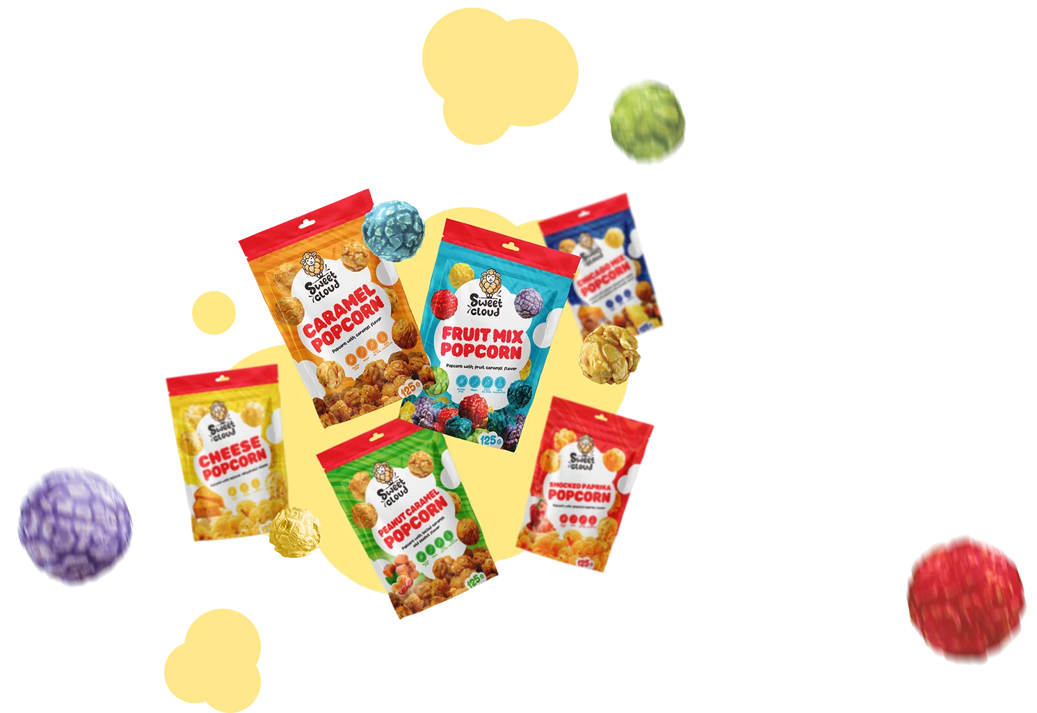 SweetCloud doypack pakovanja: karamela, Fruit Mix i novi ukusi